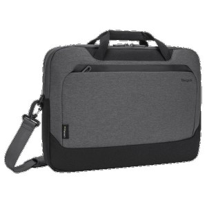 Targus 15.6" Cypress Briefcase with EcoSmart (Light Gray) Aktentasche Grau | TBA705392